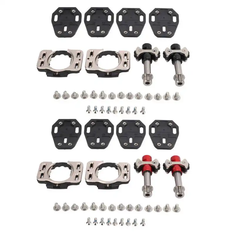 

3 Bearing Ultralight Pedals Chrome Moly Steel 3 Bearing Self Locking Pedal with Splint Base for Three Hole Shoes for Four Hole