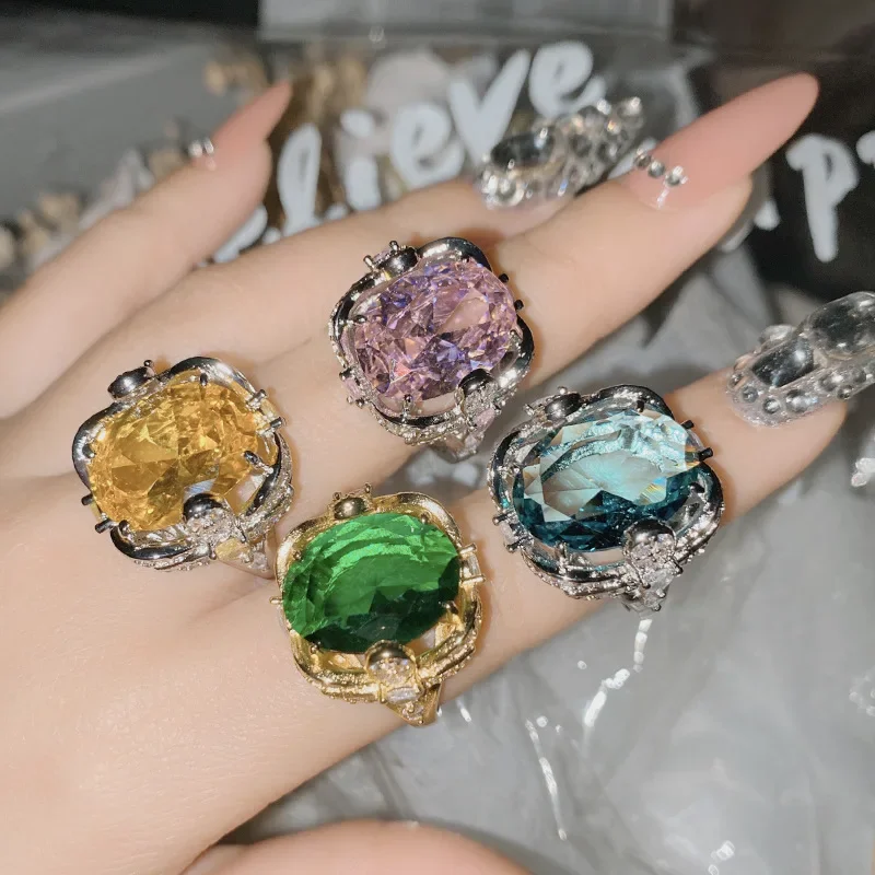 Высокое качество Роскошное кольцо MDLFES с бриллиантами в стиле муасса и