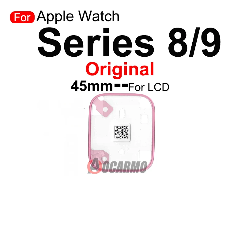 Для Apple Watch Series 8 9 41 мм 45 мм S8 S9 передний ЖК-экран клейкая задняя наклейка замена клейкой ленты (art.: 3920cf1eb9bb2) - 3920cf1eb9bb2