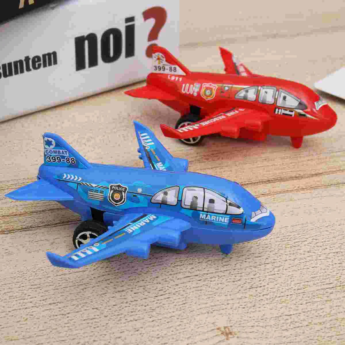 

6 Simulation Mini Airplane Model Educational Cognition for Kids Children (Random Style and Color)