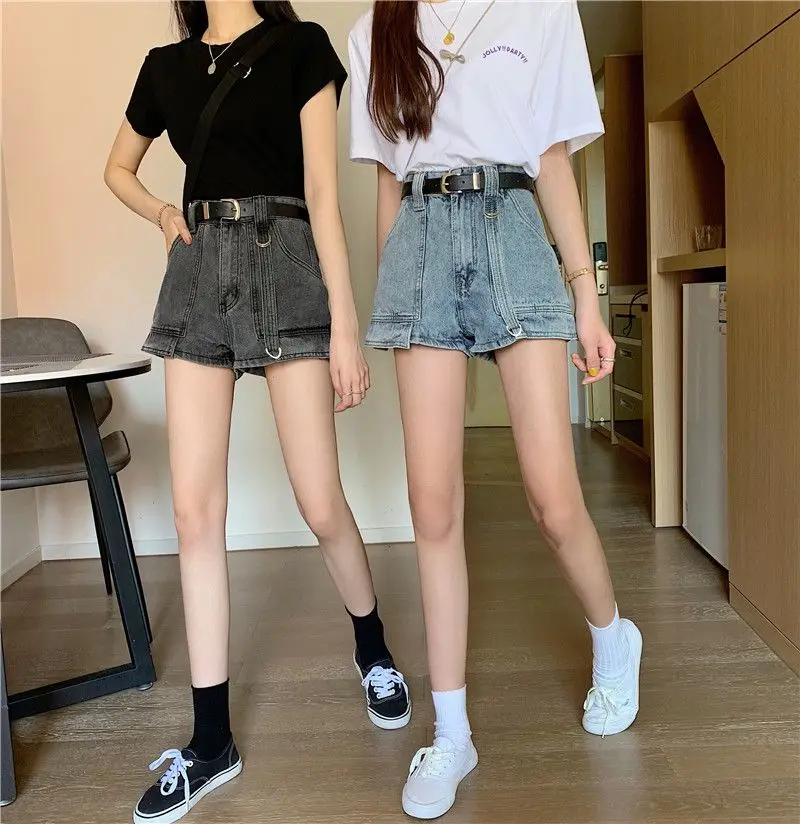 Womens Shorts Loose High Waist Short Pants for Women To Wear Baggy Cargo Jeans Wide Denim Normal New In Hot Fashion Clothes XL
