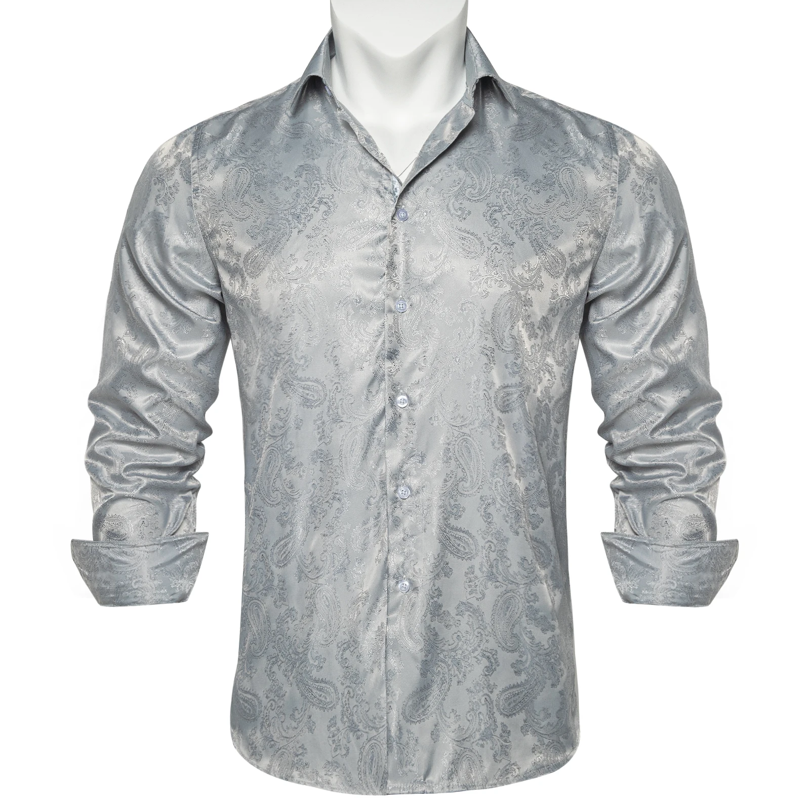 Men's Formal Cotton Shirts Long Sleeve 