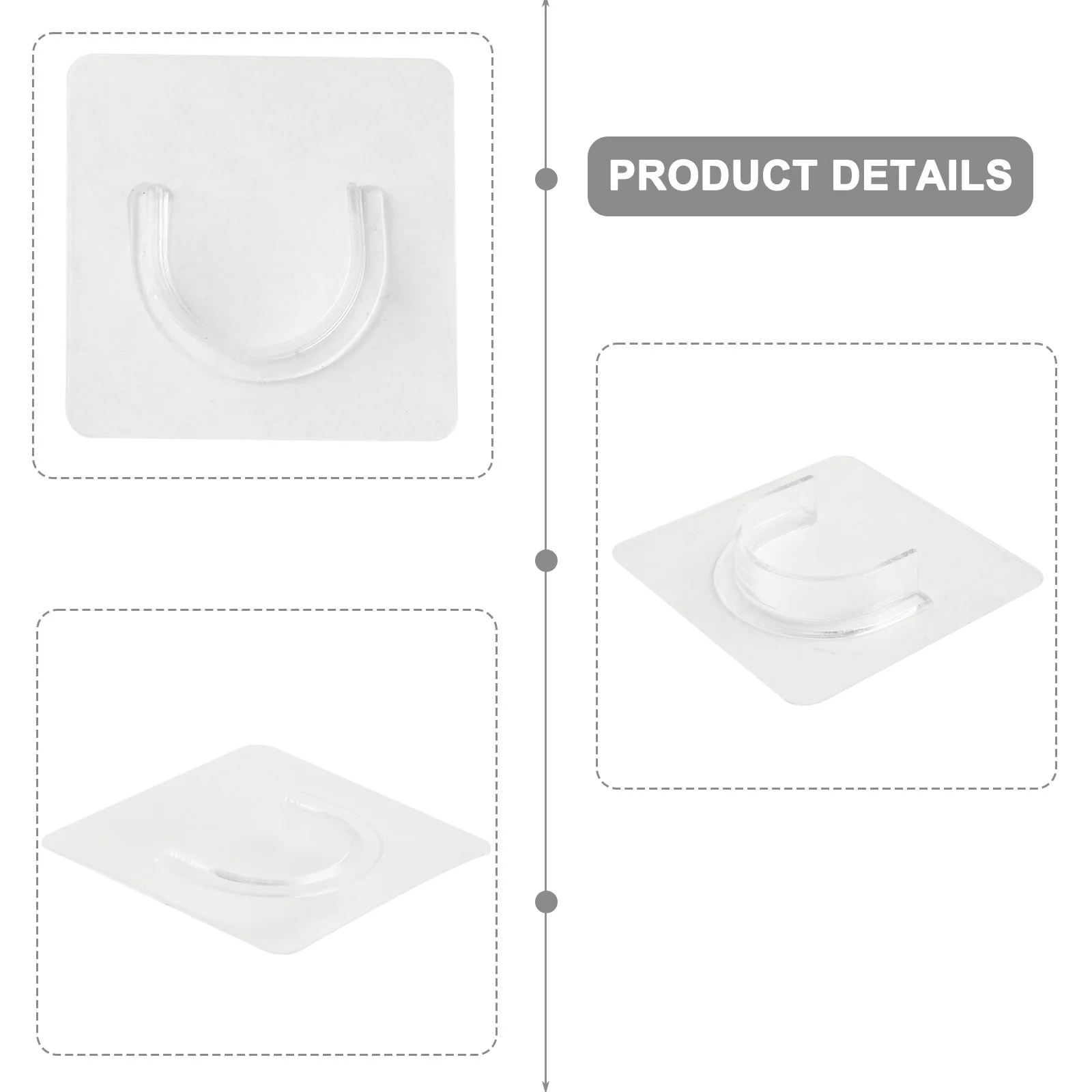 Карниз для душа Настенный прозрачный бесшовный монтаж Настенная дрель Держатель