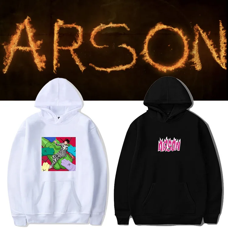 

New K Pop Kpop K-pop Clothes J-Hope ARSON Same Paragraph Hoodie Sweatshirt Pullovers Men/women Long Sleeve Streetwear Hoody Tops