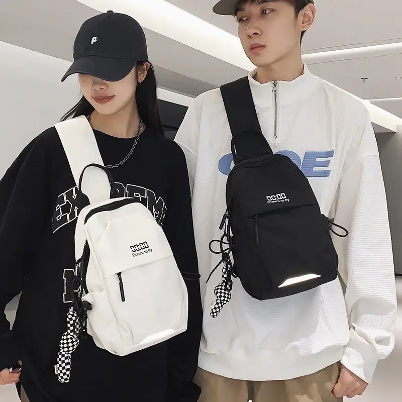 

Qyahlybz Boys Messenger Bag New Shoulder Bag Lightweight Simple Chest Bag Fashion Mobile Phone Satchel Backpack