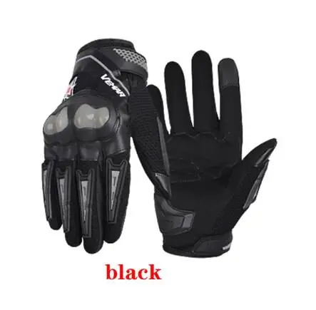 Кожаные перчатки Vemar для сенсорных экранов аксессуары мотоциклов мотоскутеров