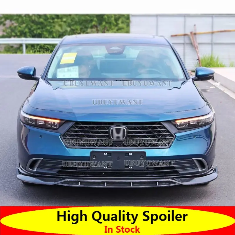 

For Newest Accord Honda 11th Generation Accord 2023+ Car Styling ABS Front Spoiler Anterior Front lip Bumper Protector