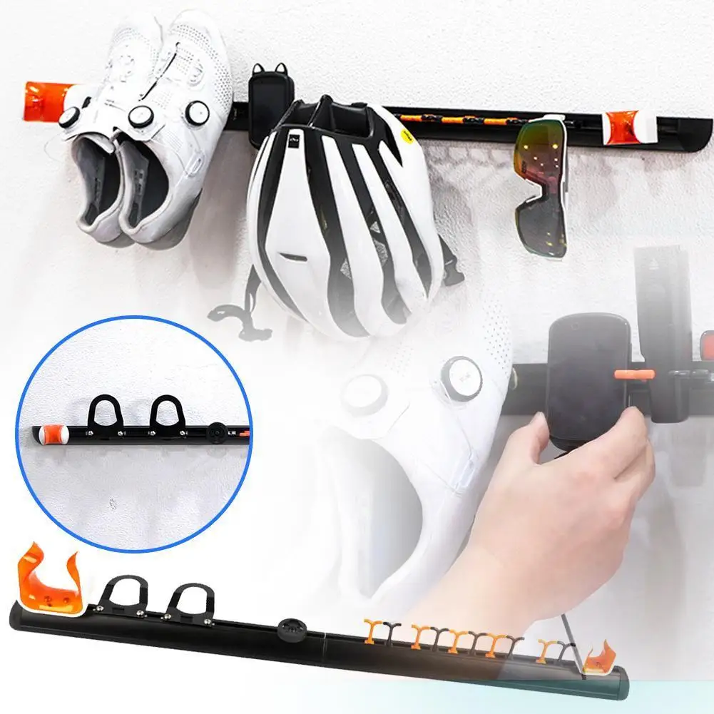 

Mountain Bike Holder Wall Adjustable Universal Bicycle Hanger Storage Rack Hanging Organizer Stand Z8j4