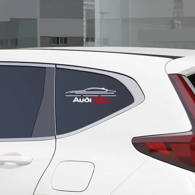 Декоративная наклейка на зеркало заднего вида для стайлинга автомобилей Audi A6 C5 C6