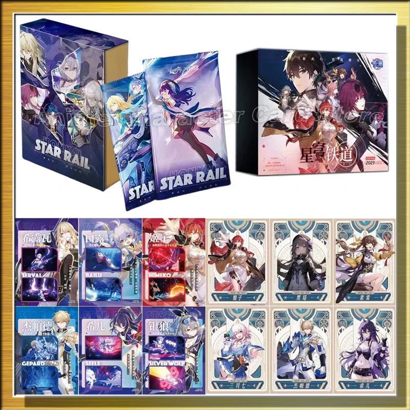 

Original Honkai: Star Rail Card Peripheral Adventure Game Honkai Character Rare Collection Cards For Kid Hobby Toy Children Gift