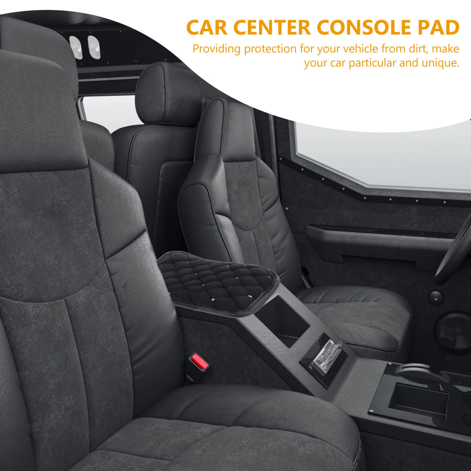 

Cushion Plush Console Pad Universal Console Pad Car Armrest Pad Non-slip Console Cushion For Console