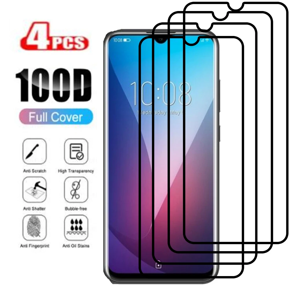 

4 шт. полное покрытие для Oukitel Y4800 закаленное стекло для Oukitel Y4800 защитный телефон