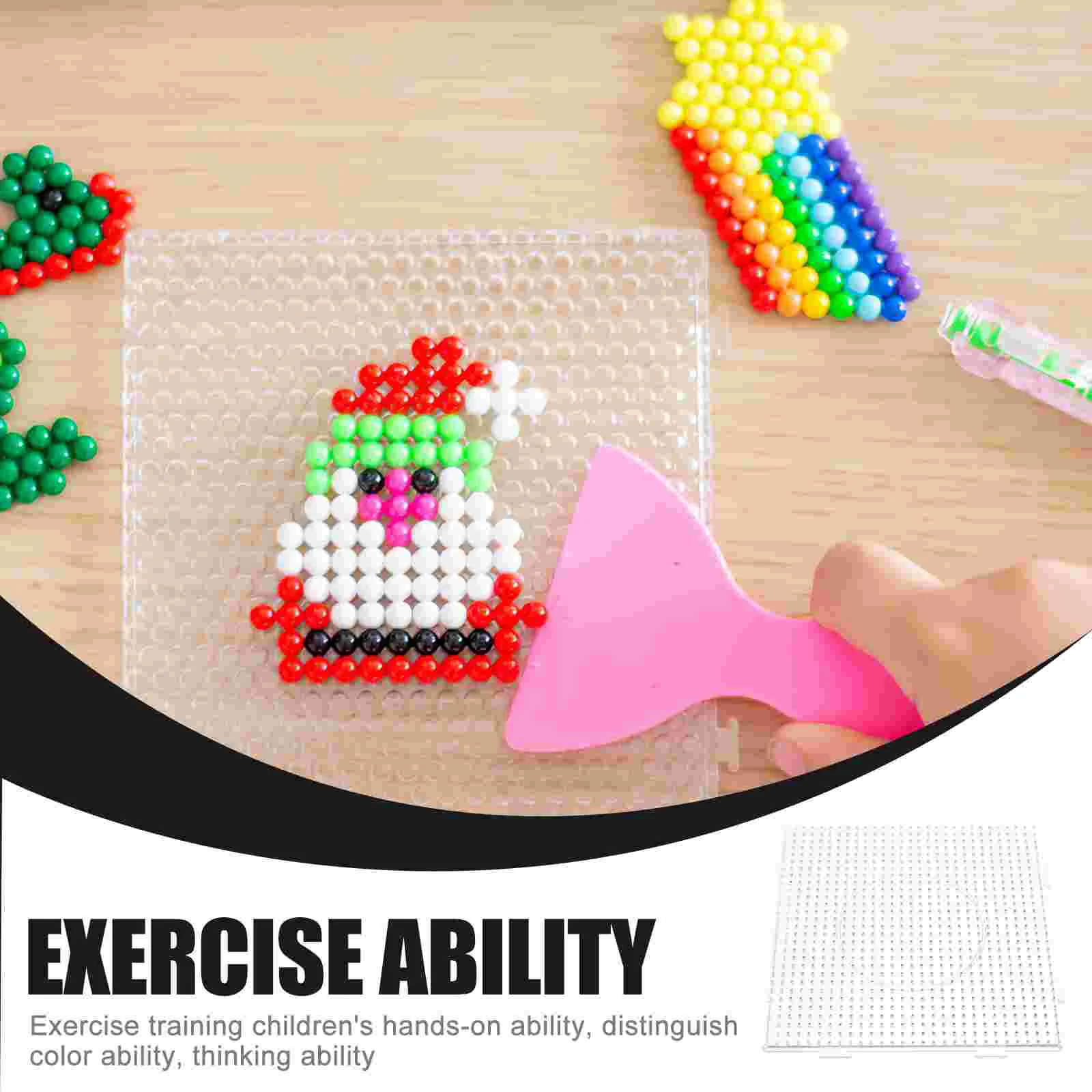 3 шт. гладильные бусины большие белые круглые бисер детский круглый поднос