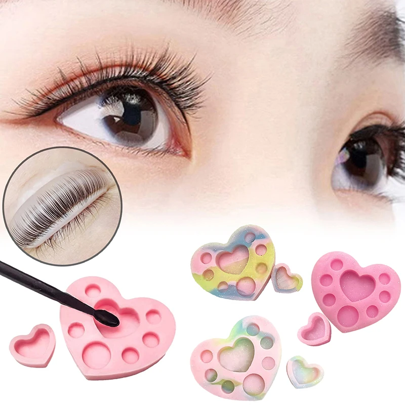 Мини-силиконовый поддон в форме сердца многофункциональный поднос для подтяжки