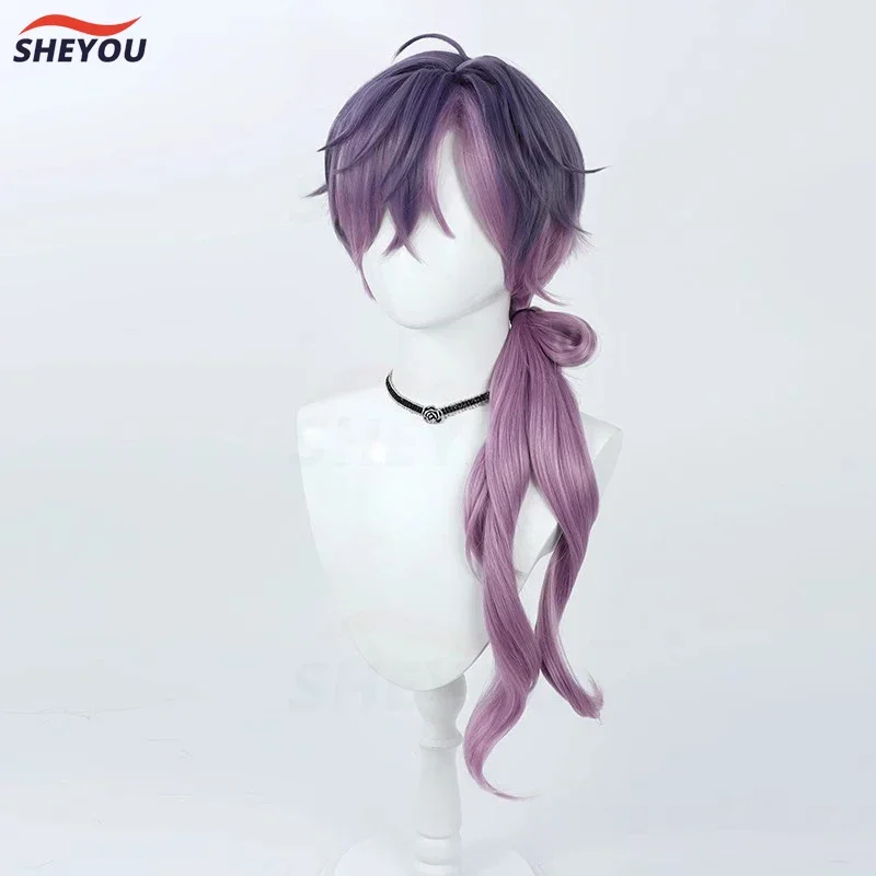 Парик для косплея Vtuber нейьяндзи Уки Виолета термостойкие искусственные волосы с