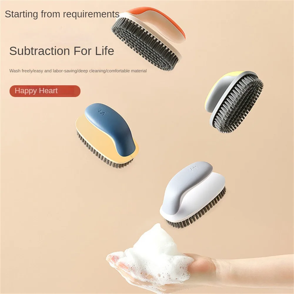 

Multi-functional Cleaning Tools Soap Dispenser Laundry Shoe Brush Double-sided Bristles Cleaner Hair-free Cleaning Brush