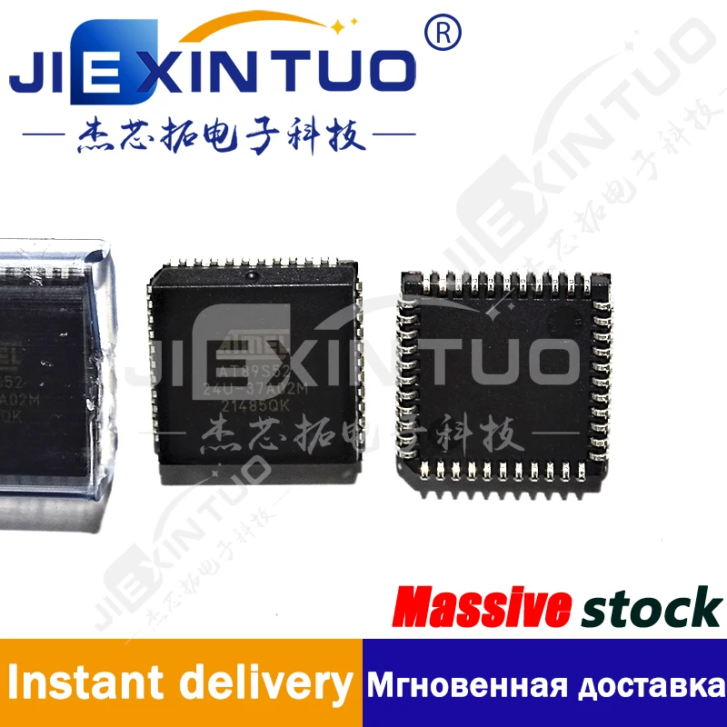 

AT89S52-24JU IC MCU 8BIT 8KB FLASH 44PLCC 8051 89S Microcontroller IC 8-Bit 24MHz 8KB (8K x 8) FLASH 44-PLCC (16.6x16.6)