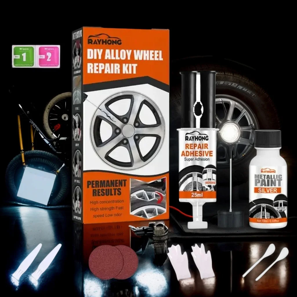 

Набор Для Самостоятельного Ремонта Литых Дисков: Профессиональный Инструмент Для Устранения Царапин И Вмятин На Стальных И Сп...