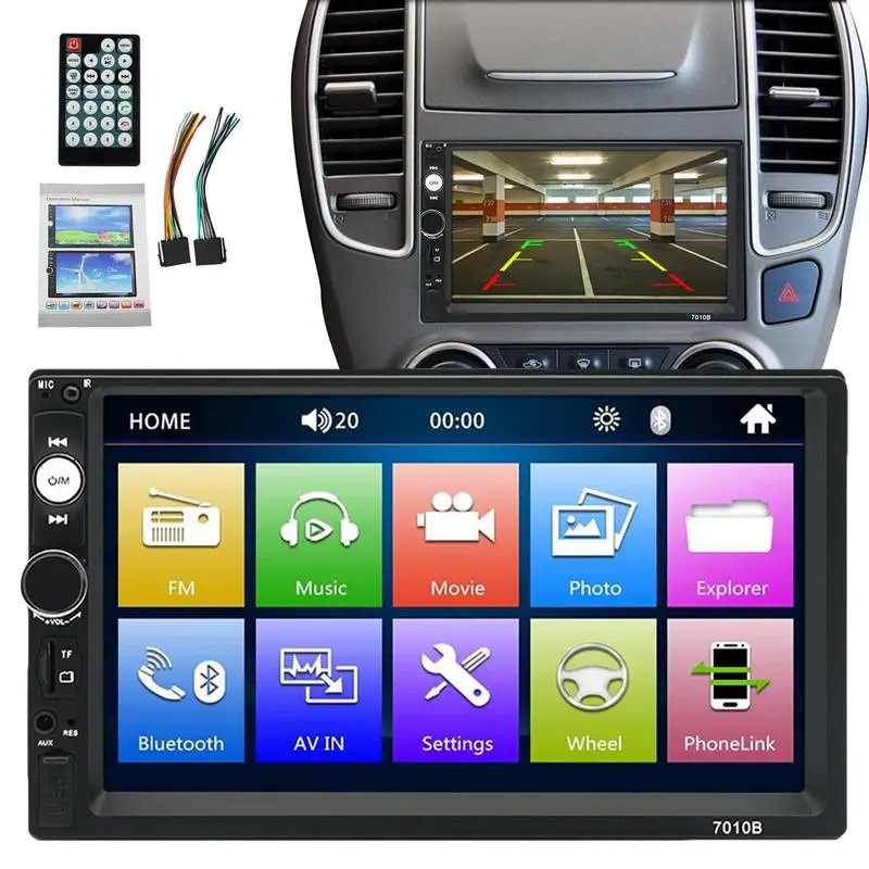 

MP5 Multimedia Player 7 LCD 2 Din With Reverse Image 4 Play Modes For Android-Auto Car Radio Handsfree A2DP USB Head Unit