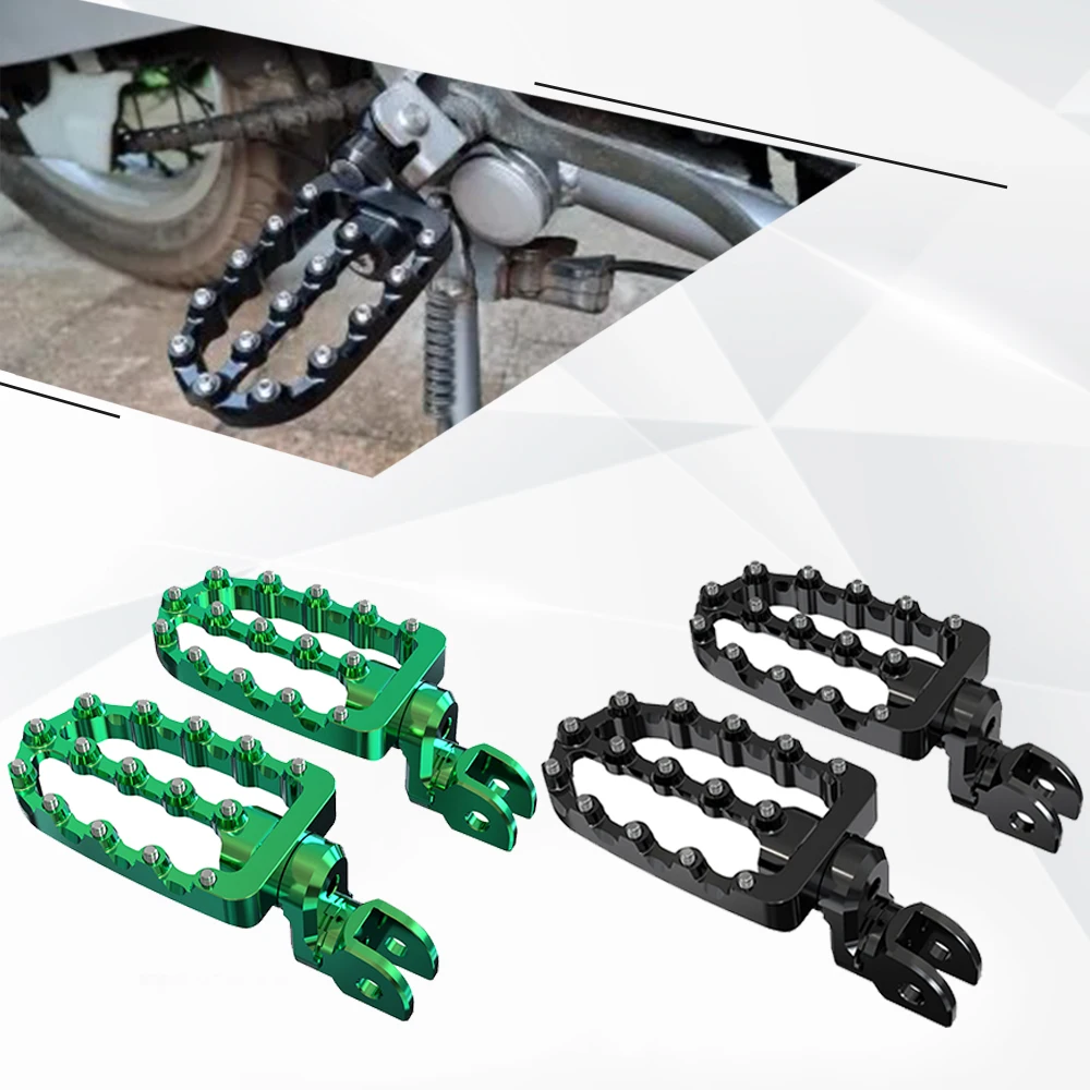 

Motorcycle Foot Pegs Footpeg Foot Hold Rest Pedal Footrest For Kawasaki KLR650 1987- 2008 2007 2006 2005 2004 2003 2002 KLR 650