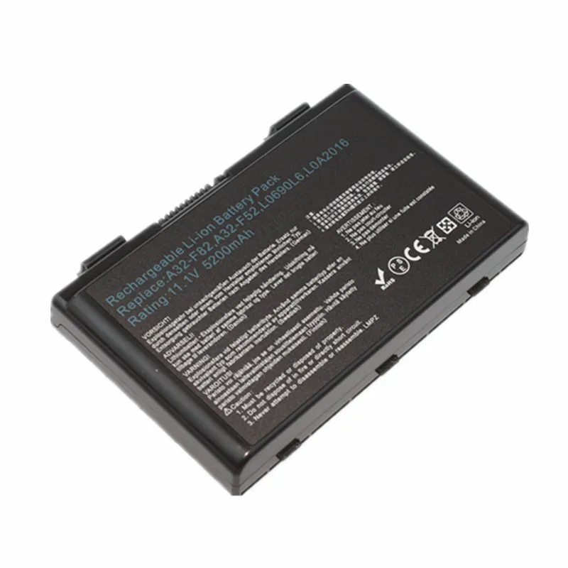 Аккумулятор для ноутбука ASUS K40 K50 K60 K61 K70 K40A K40C F52 X5D X8 X70 X70A A32-F82 K50C K51AB X5DC X8AI A32-F52 (art.: 3920cc9502292) - 3920cc9502292