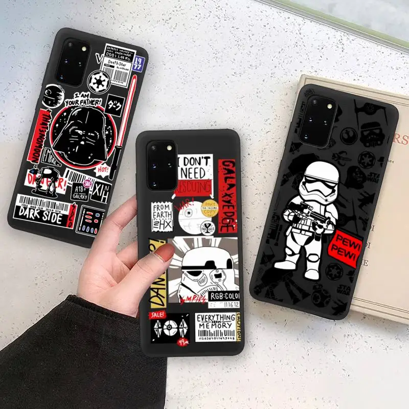 

Star Wars Logo Darth Vader stormtrooper Phone Case For Samsung Galaxy Note20 ultra 7 8 9 10 Plus lite M21 M31S M30S M51 Cover