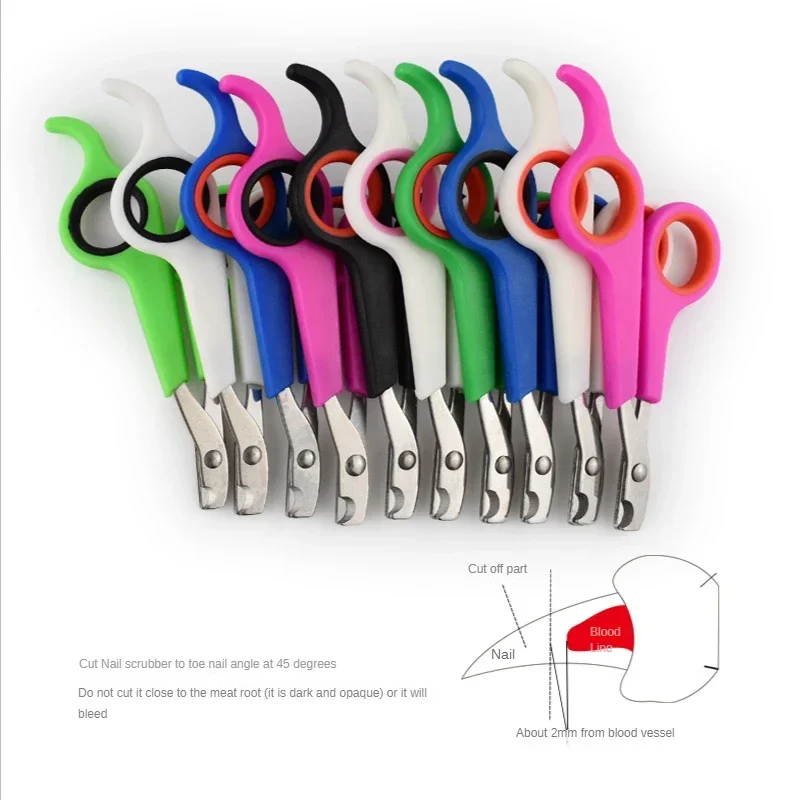 MOONBIFFY Ножницы для когтей из нержавеющей стали