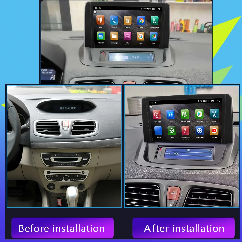 

Автомагнитола для Renault Fluence 2011-2015, стерео, мультимедийный плеер, Bluetooth, GPS-навигация, головное устройство для Carplay, 8 ГБ + 256 ГБ, Android 11