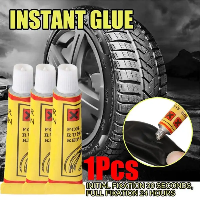 

Tire Repair Glue Waterproof Adhesive Rubber Glue Bike Maintenance Tools Inner Tube Patches Glue For Rubber Tire Swimming Rings