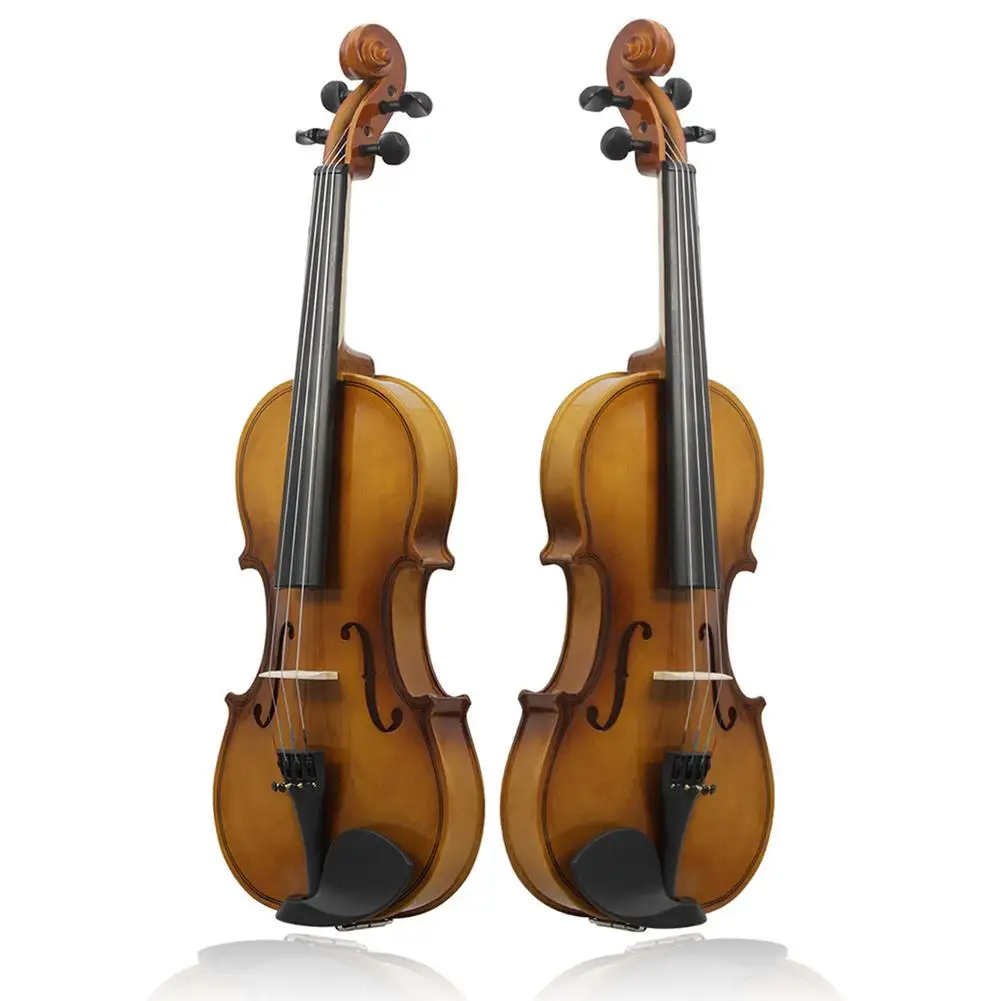 

Acoustic Violin For Beginners Practice Retro Basswood Violin With Piano Box Rosin Bow Children Students Gift Drop Shipping