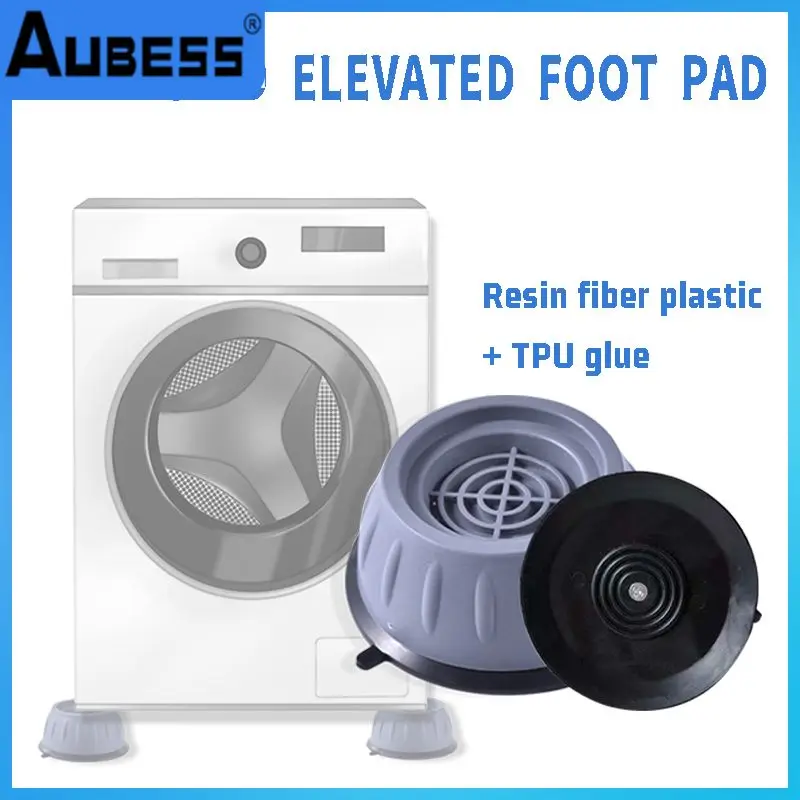 

Universal Anti-Vibration Feet Pads Washing Machine Rubber Mat Anti-Vibration Pad Dryer Refrigerator Base Fixed Non-Slip Pad