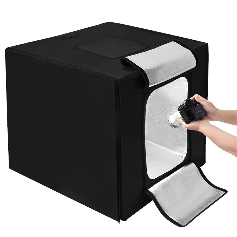 

Godox LST60/80cm small studio set LED three-way dimming shooting light box still life photography