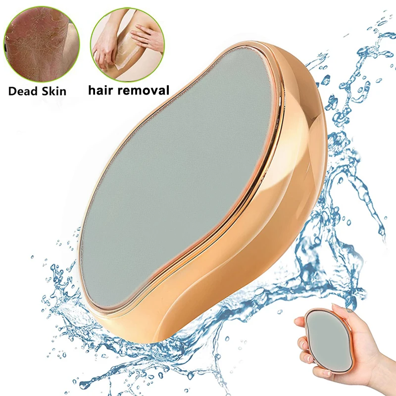 

Portable Crystal Hair Remover Hair Eraser Physical Painless Safe Epilator Reusable Body Home Depilation Tool Without Electrical