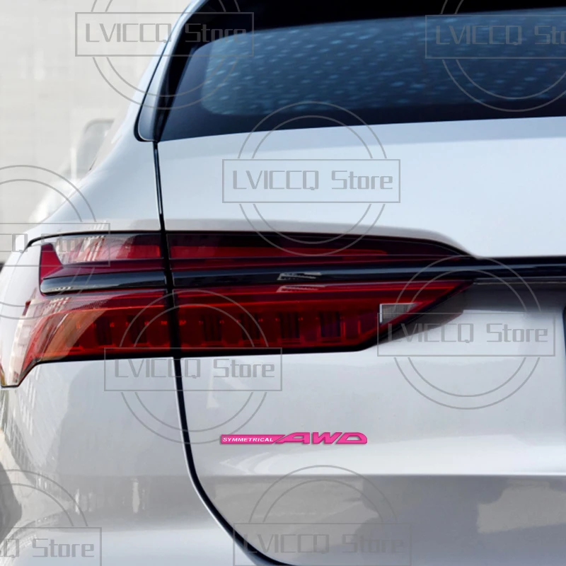 Автомобильная эмблема 3D металлический SYMMETRICAL AWD значок логотип наклейки на кузов