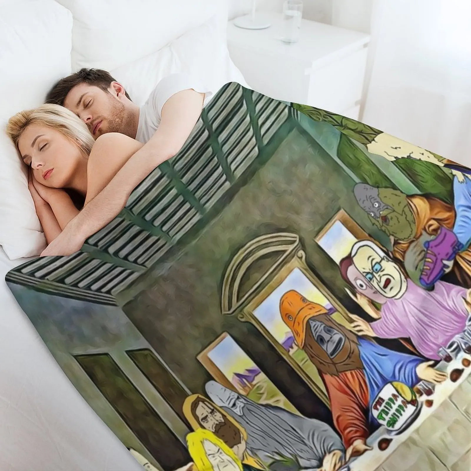 Последняя вечеря Browntown 2 Майк Нолан Биг Леза пледы диванное одеяло клетчатые