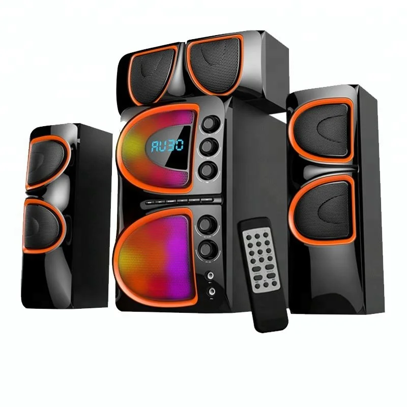 

Museeq Bluetooth Multimedia Speakers 3.1 Powered Bass Amplifier Stereo Party System Audio Speakers Subwoofer for TV Home Theatre