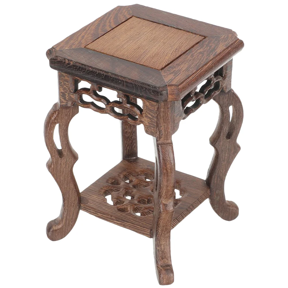 

Base Hosta Plants Flowerpot Supplies Planter Holder Balcony Stand Wooden Display Pedestal Office Potted