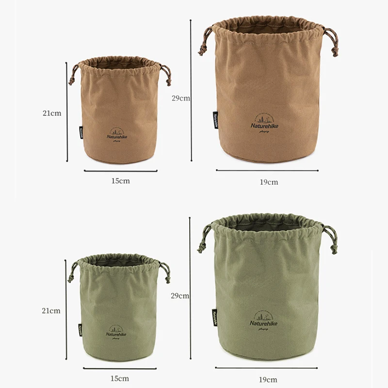 Naturehike Холщовая Сумка Для Хранения Всякой Всячины Природа Поход Портативный