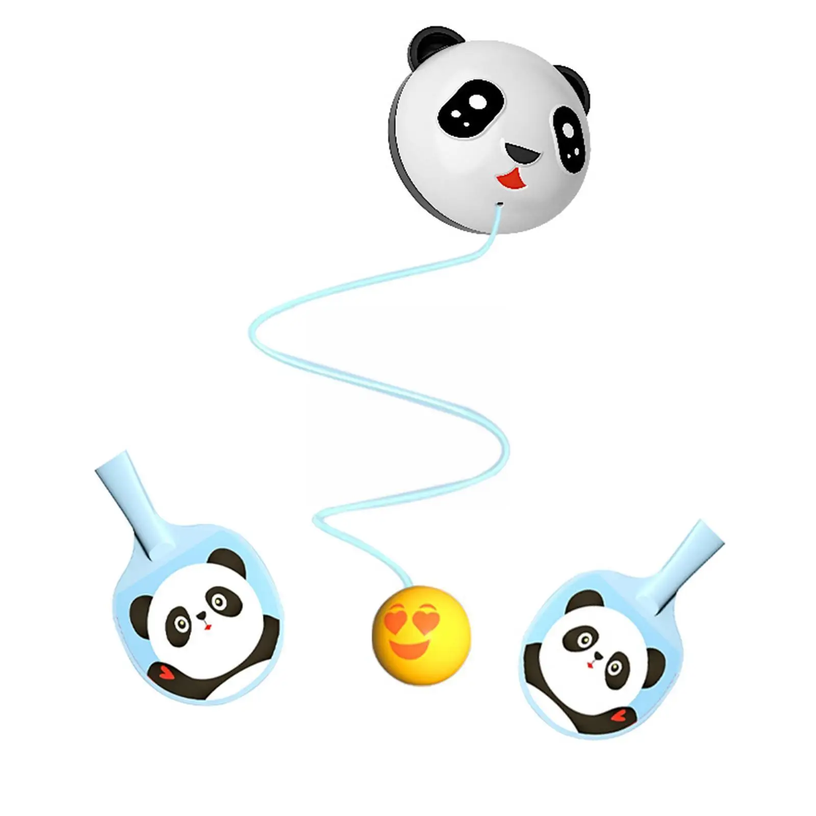 

Suspended Table Tennis Trainer Panda Pattern ABS Self-training PingPong Trainer Sparring Interaction Hanging Parent-child D N5G4