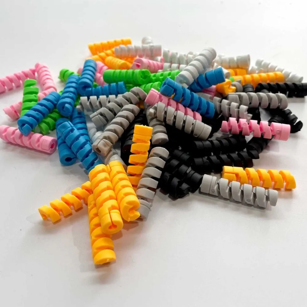 Портативный резиновый кабель для передачи данных защитный рукав анти-изгиб