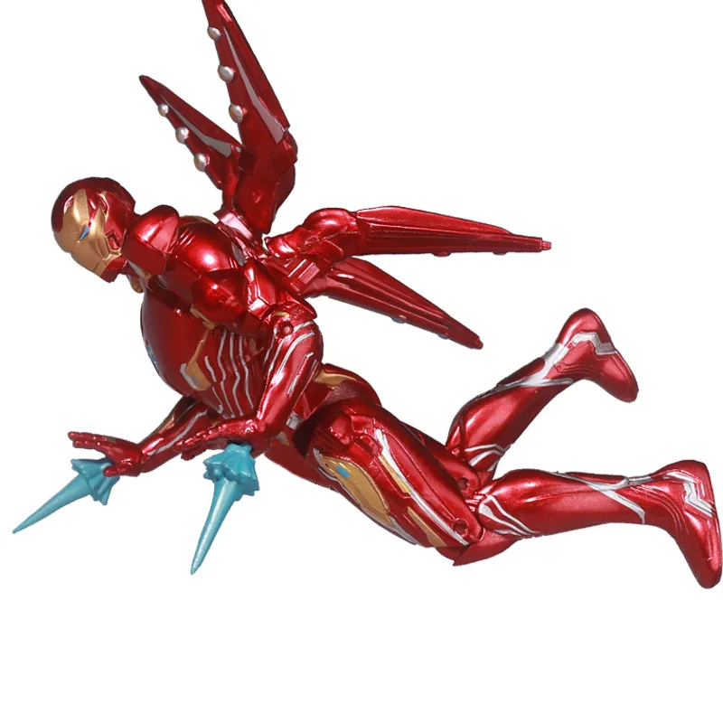 

Фигурка аниме Марвел Bandai, фигурка героя из мультфильма «Железный человек», фигурка с подвижными суставами, игрушки для мальчиков, подарки, м...