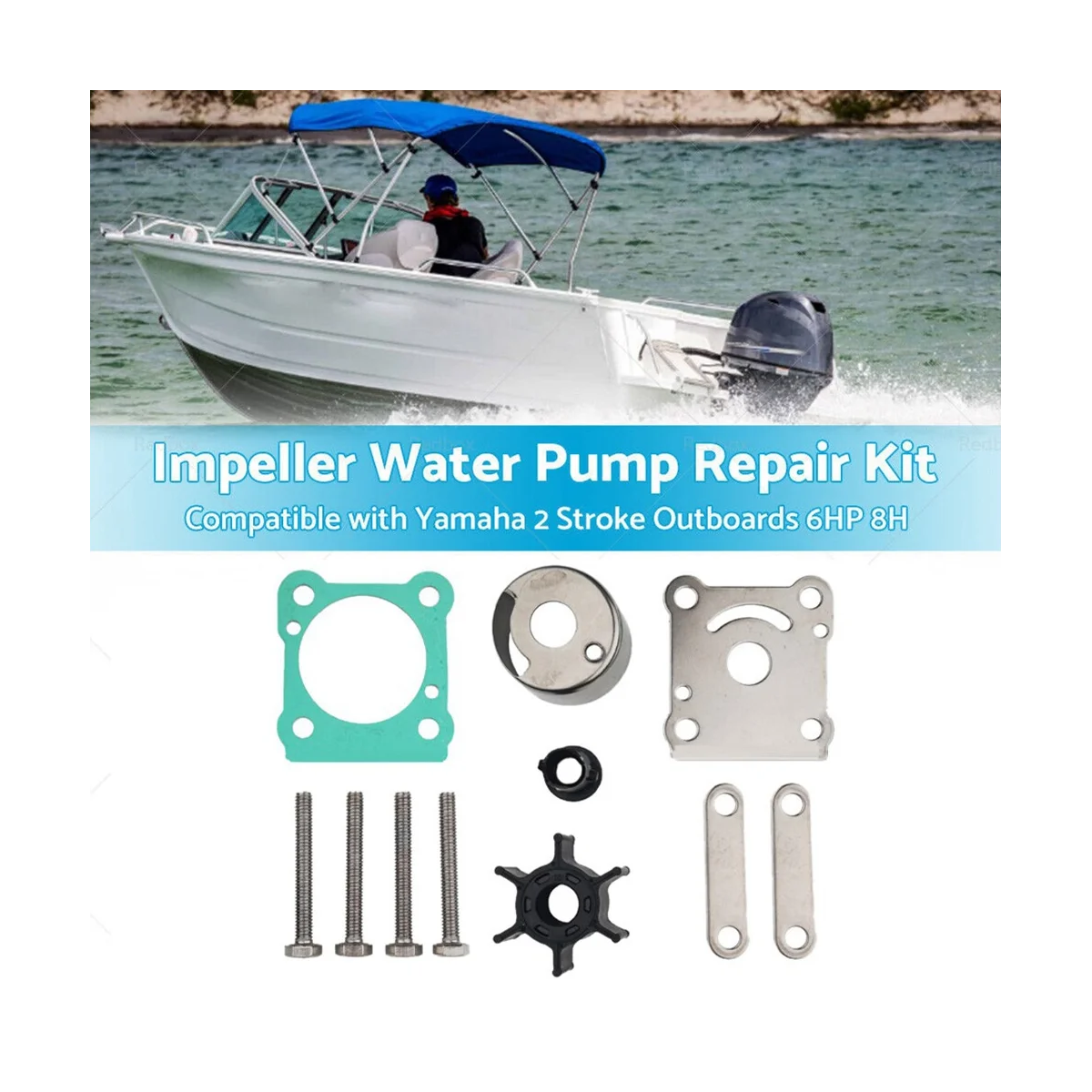 Комплект для ремонта крыльчатки водяного насоса 6G1-W0078-A1 наружных досок 6HP 8 6G1-W0078-00