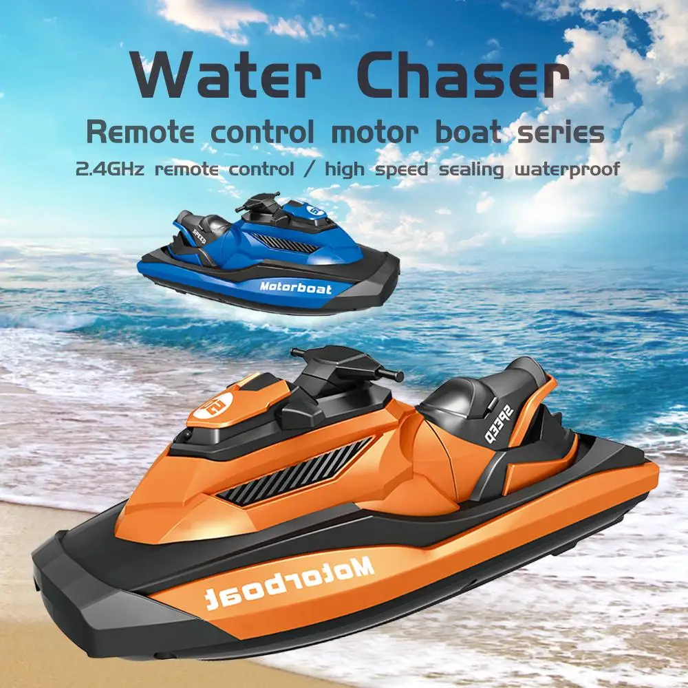 

2.4G Remote Control Boat Motor Speed Boat High Speed Yacht Model Electric Toy Boat Water Summer Toy