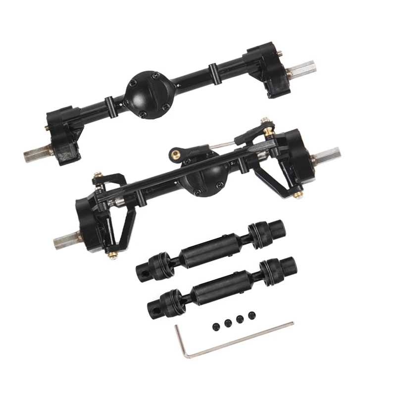

Front And Rear Portal Axle With Metal Drive Shaft For WPL C14 C24 C24-1 C34 C44 B14 B24 1/16 RC Car Upgrades Parts