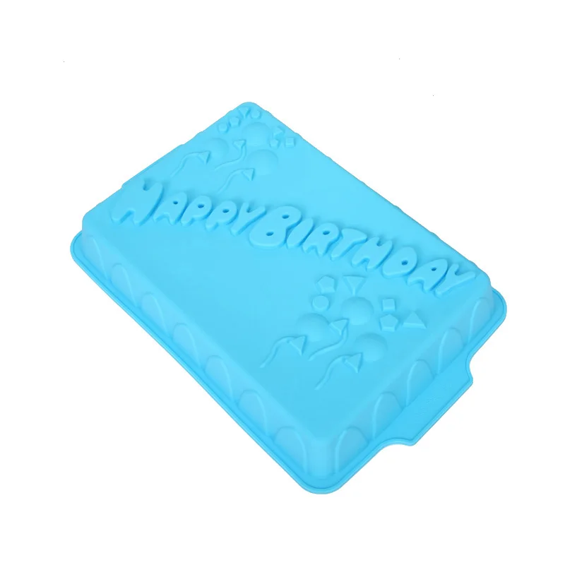 

Силиконовые формы «сделай сам» с надписью «Happy Brithday», форма для выпечки тортов, кухонные кондитерские изделия и искусственные аксессуары дл...