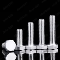 m5 m6 m8 m10 m12 m16 aluminum alloy 6061 hexagon bolts hex head cap screw din933