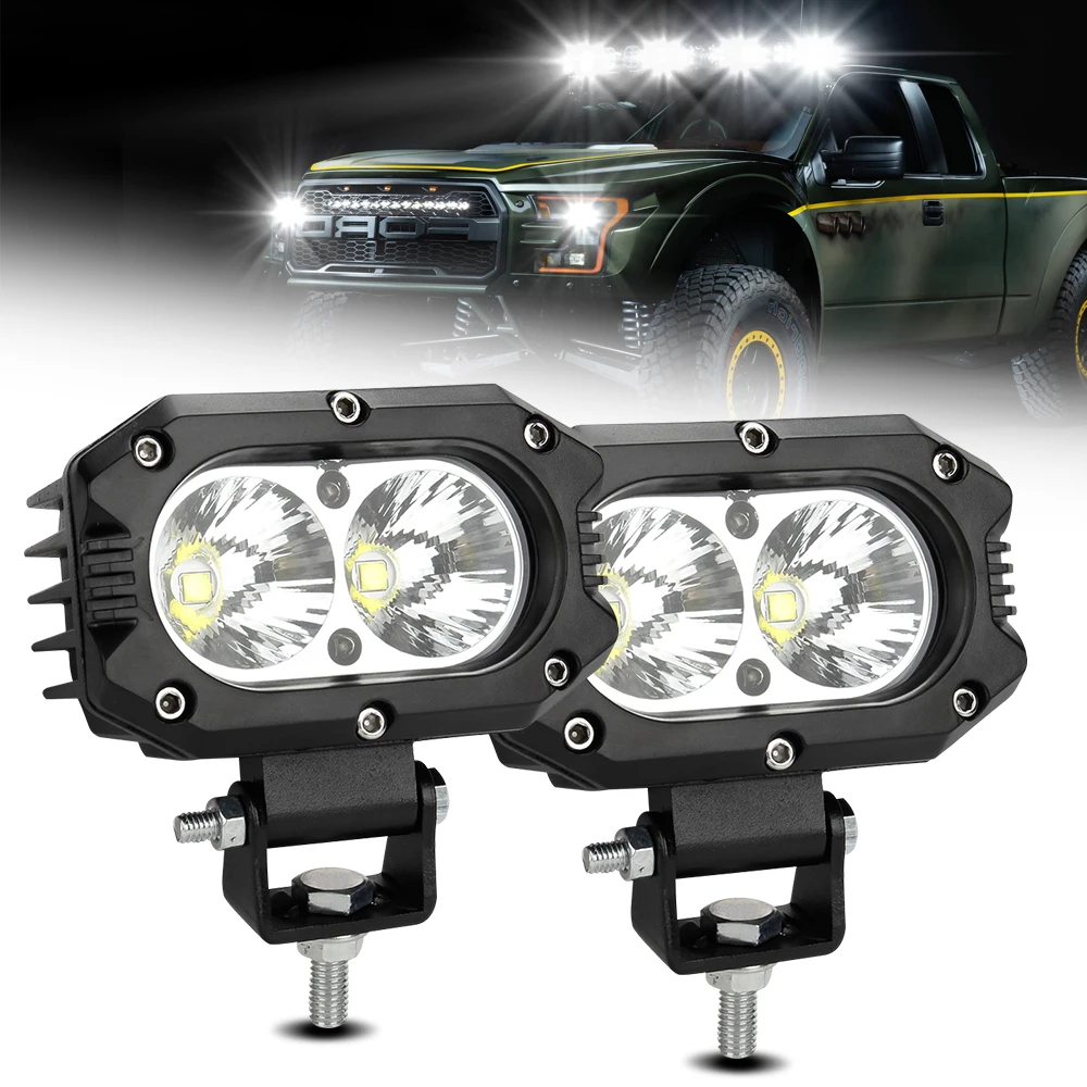 12D светодиодный рабочий свет противотуманные фары прожектор для вождения