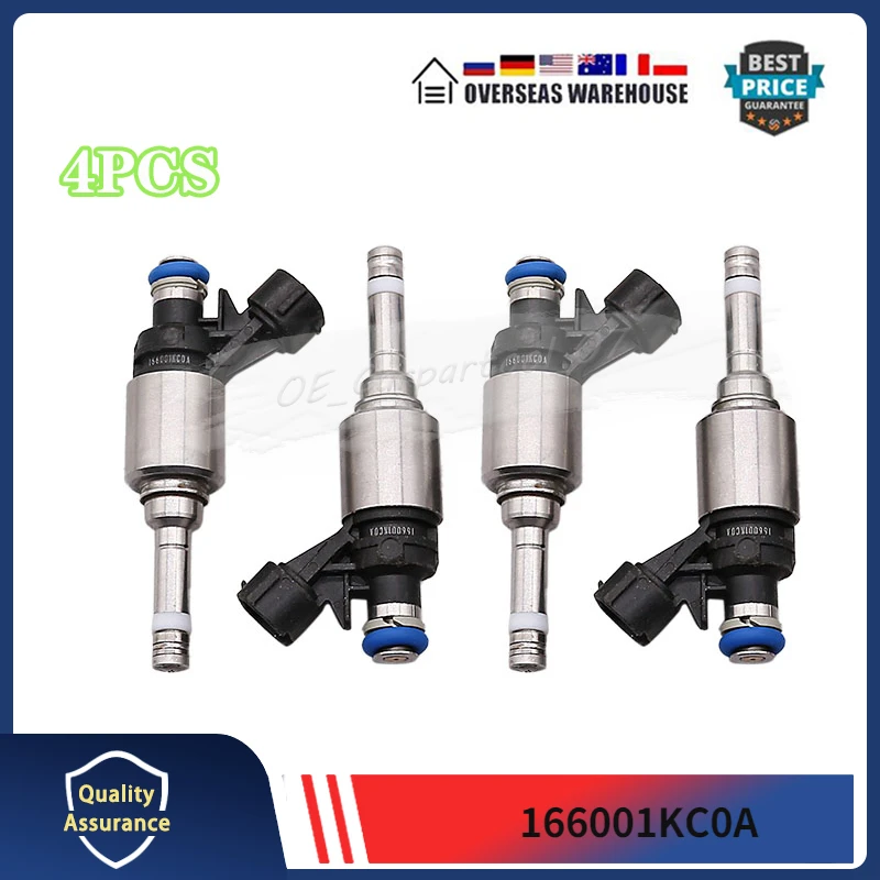 

Набор топливных форсунок 166001KC0A 16600-1KC0A для Nissan Juke 2013-2017 1,6l L4