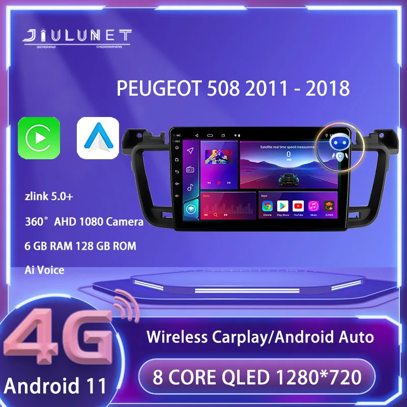 

Автомагнитола JIULUNET для Toyota Avensis 3 2008-2015, автомагнитола с голосовым ии, мультимедийным видеоплеером, навигацией, GPS, 2din, Android, авто