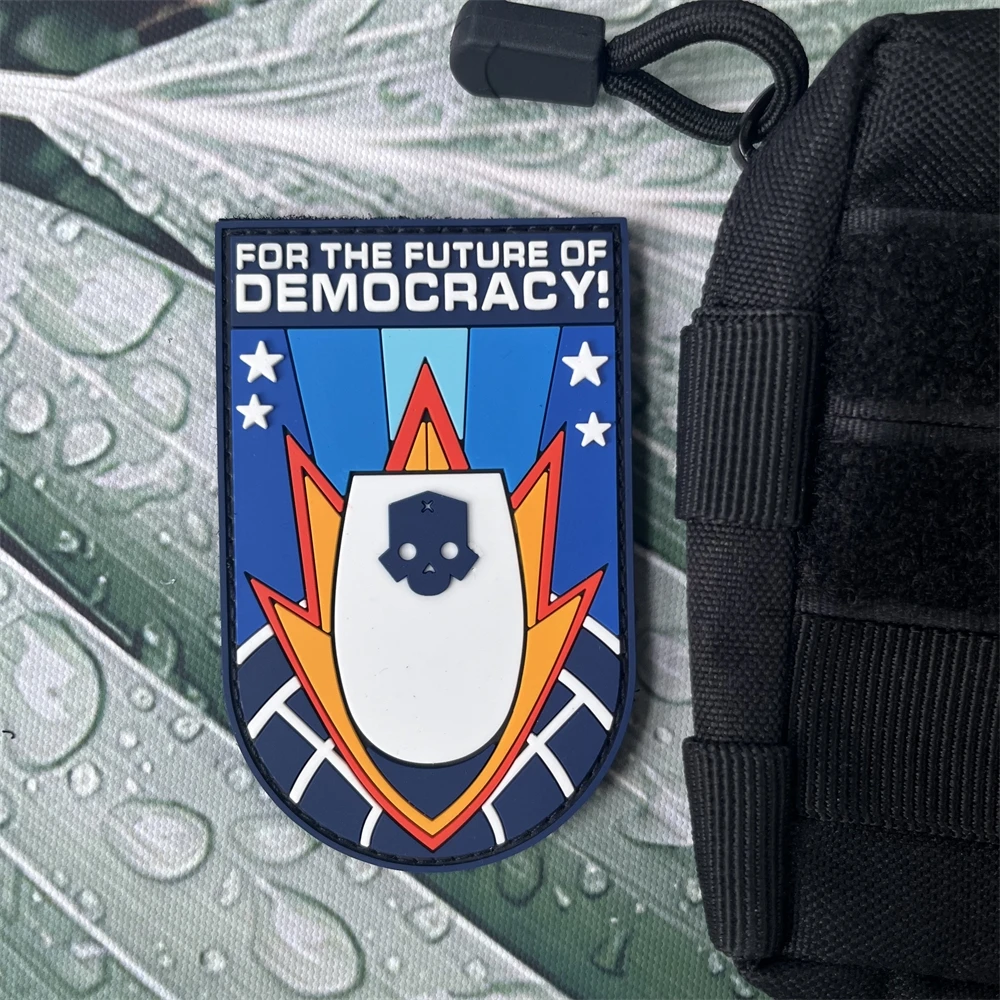 3d-наклейка на телефон с изображением черепа Хелла дайвера